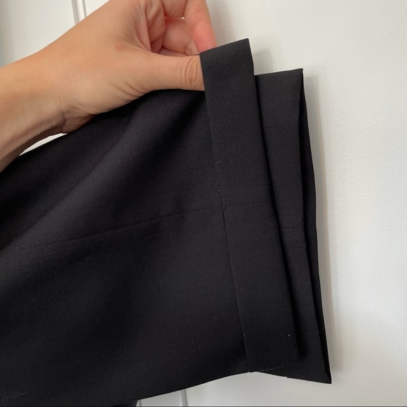 Oscar De Le Renta Men Luxury Black 100% Wool Dress Pants Trousers Slacks - Picture 12 of 17